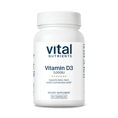 Vital Nutrients Vitamin D3 5,000 IU 90c