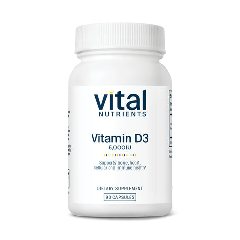 Vital Nutrients Vitamin D3 5,000 IU 90c