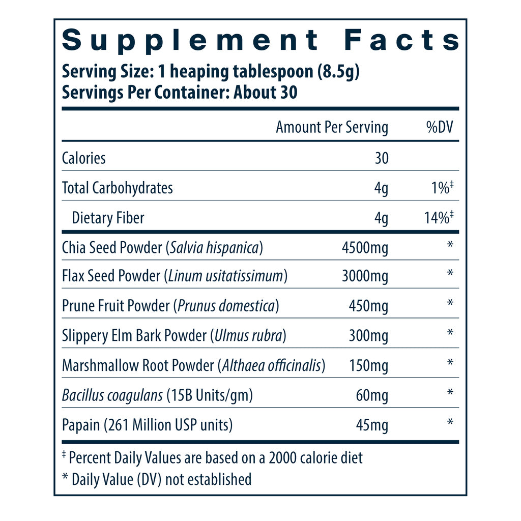 Vital Nutrients Whole Fiber Fusion Powder 261g