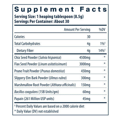 Vital Nutrients Whole Fiber Fusion Powder 261g