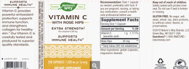 Natures Way Vitamin C 1,000mg with Rose Hips 100c
