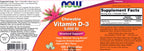 NOW Vitamin D3 1,000 IU Fruit flavor 180 chewables