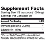 Well Wisdom Bioactive Colostrum 60 Grams