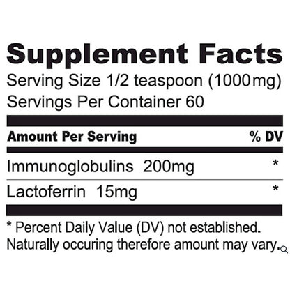 Well Wisdom Bioactive Colostrum 60 Grams