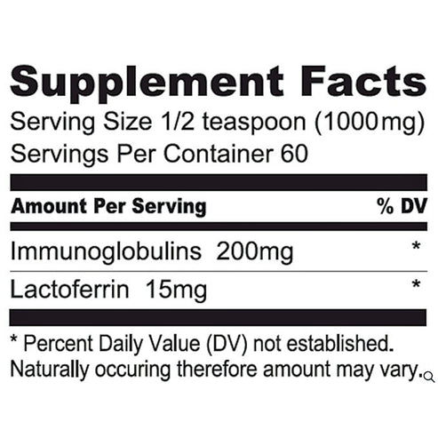 Well Wisdom Bioactive Colostrum 60 Grams