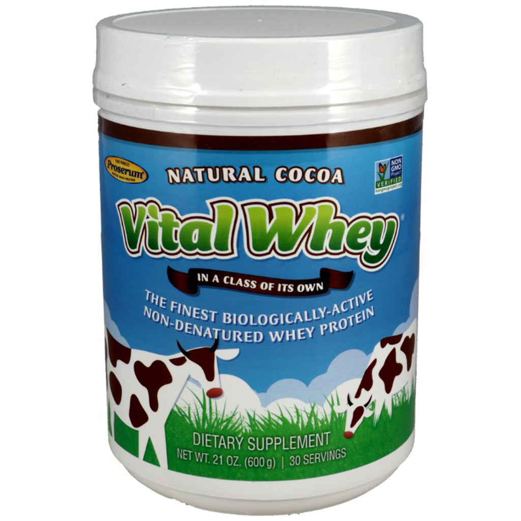 Well Wisdom Vital Whey Natural Cocoa 600 Grams