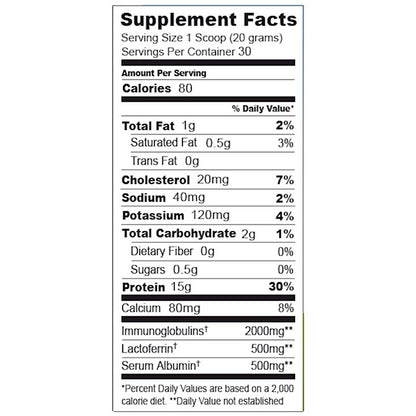 Well Wisdom Vital Whey Natural Cocoa 600 Grams