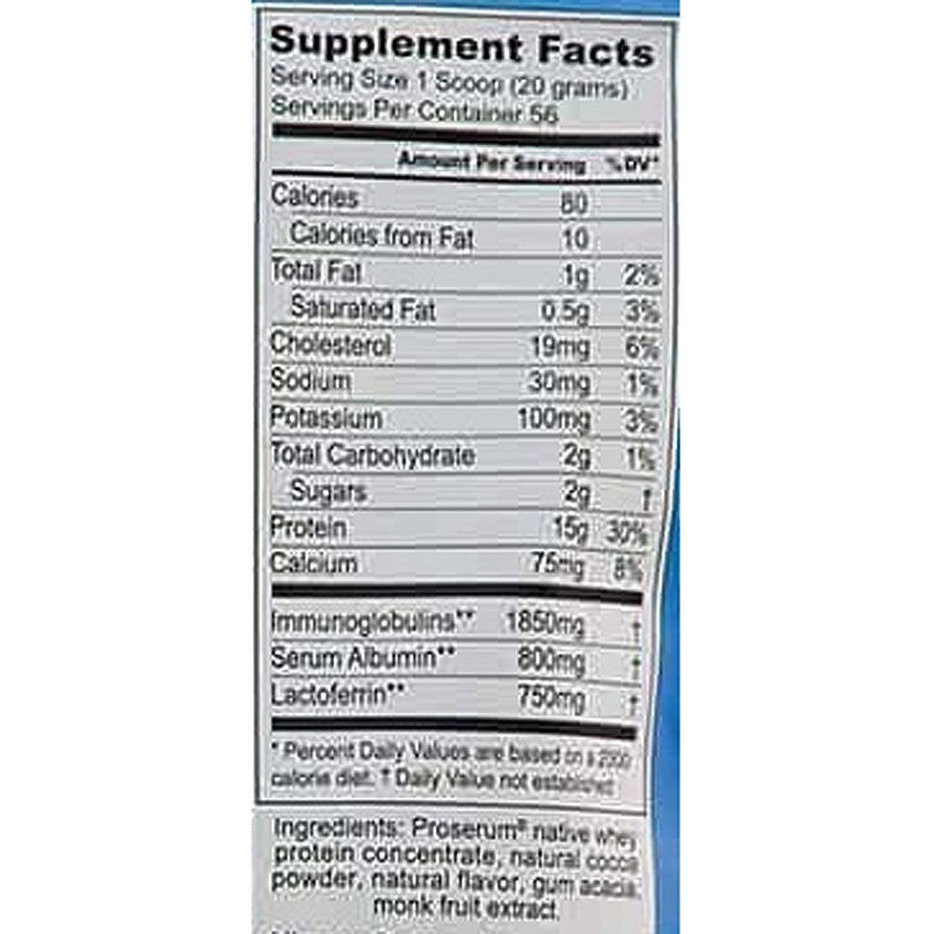 Well Wisdom Vital Whey Natural Cocoa 2.5 lbs (1130 Grams)