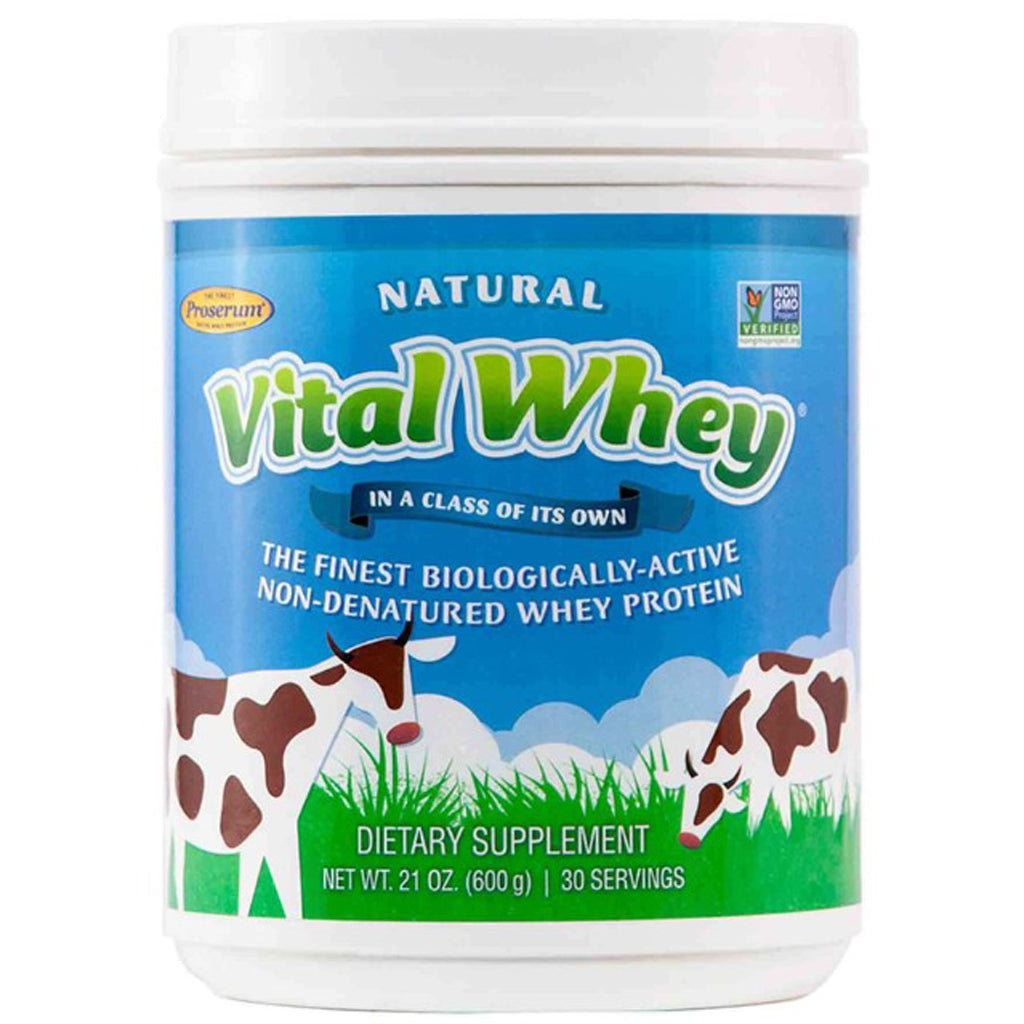 Well Wisdom Vital Whey Natural 21 oz (600 Grams)