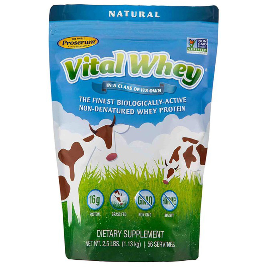 Well Wisdom Vital Whey Natural 2.5 lb (1130 Grams)