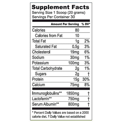 Well Wisdom Vital Whey Natural Vanilla 21 oz (600 Grams)