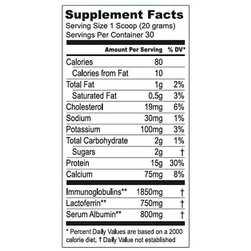 Well Wisdom Vital Whey Natural Vanilla 21 oz (600 Grams)