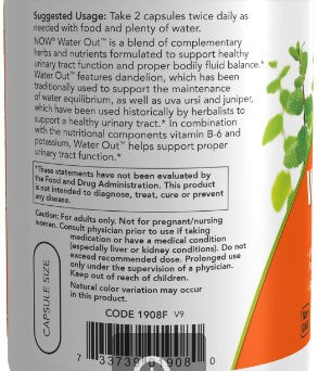 NOW Water Out Formula 100vc