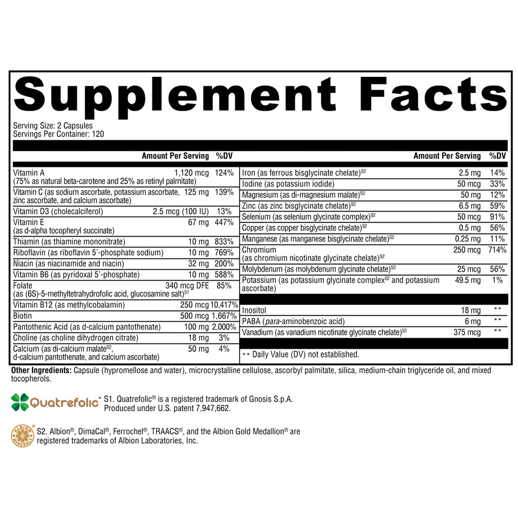 Xymogen ActivNutrients 240c