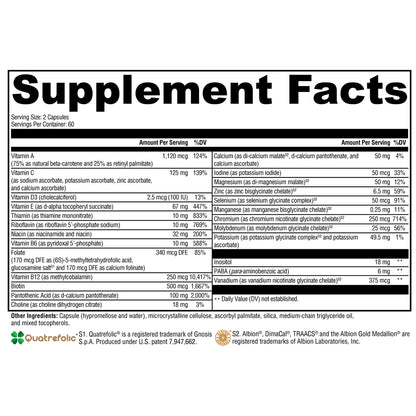 Xymogen ActivNutrients without Copper & Iron 120c