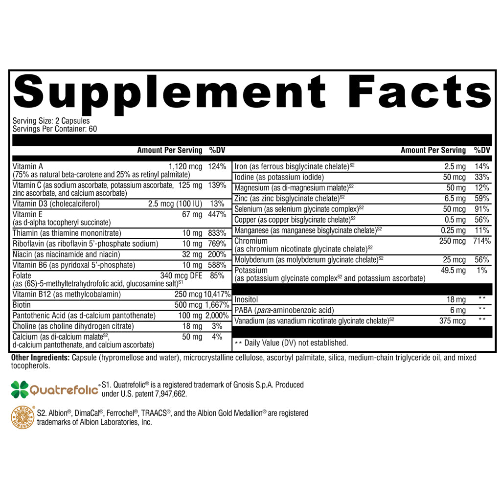 Xymogen ActivNutrients 120c