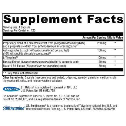 Xymogen Cortisolv 120c