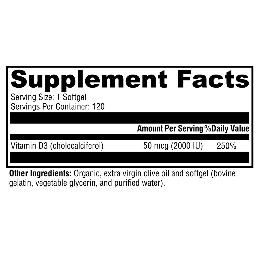 Xymogen D3 2000 120sg