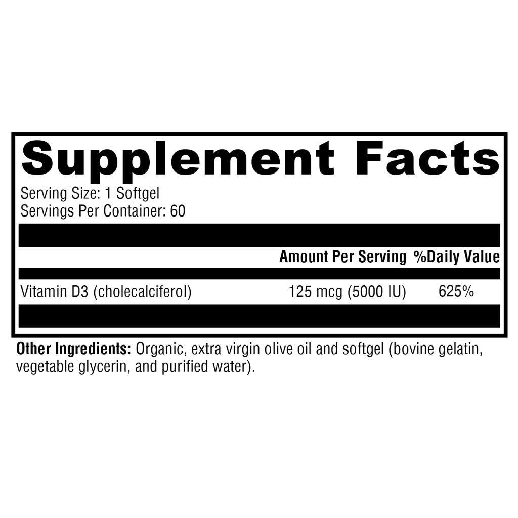 Xymogen D3 5000 60sg