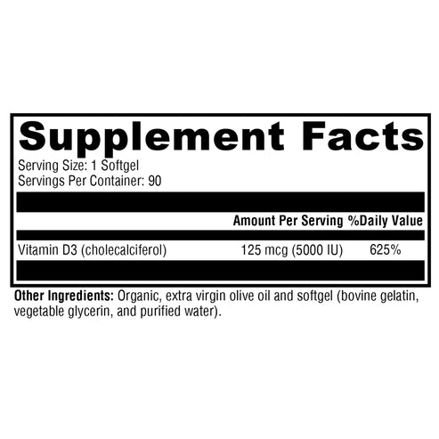 Xymogen D3 5000 90sg