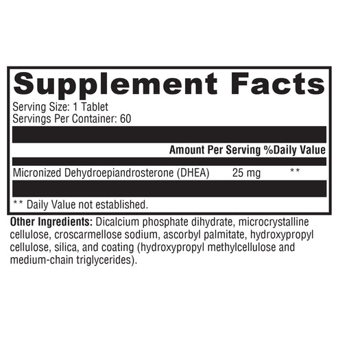 Xymogen DHEA Micronized 25mg 60t