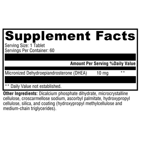 Xymogen DHEA Micronized 10mg 60t