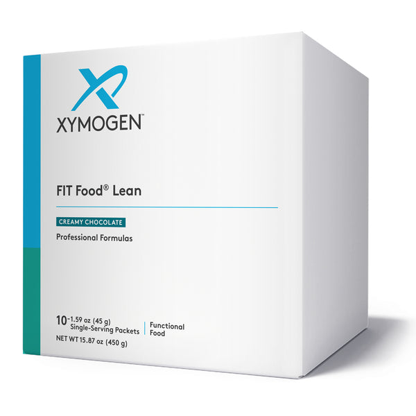 Xymogen FIT Food Lean package on a white background