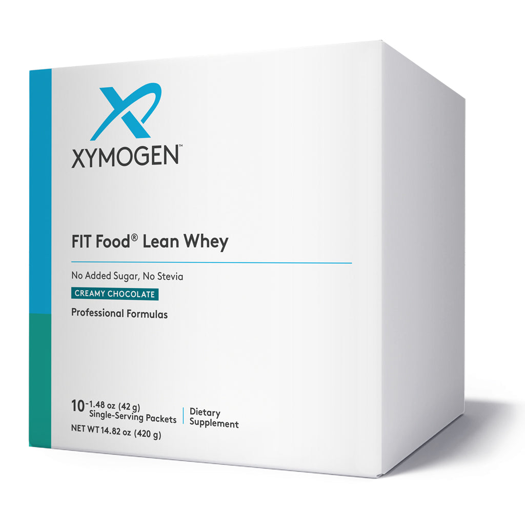 Xymogen FIT Food Lean Whey Creamy Chocolate No Added Sugar No Stevia 10 servings