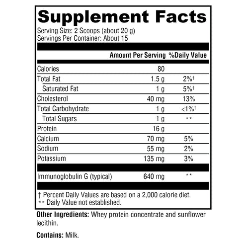 Xymogen IgG Pure 15 servings (10.6 oz/ 300g)