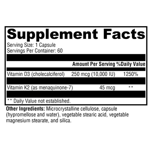 Xymogen K2-D3 10,000 60c