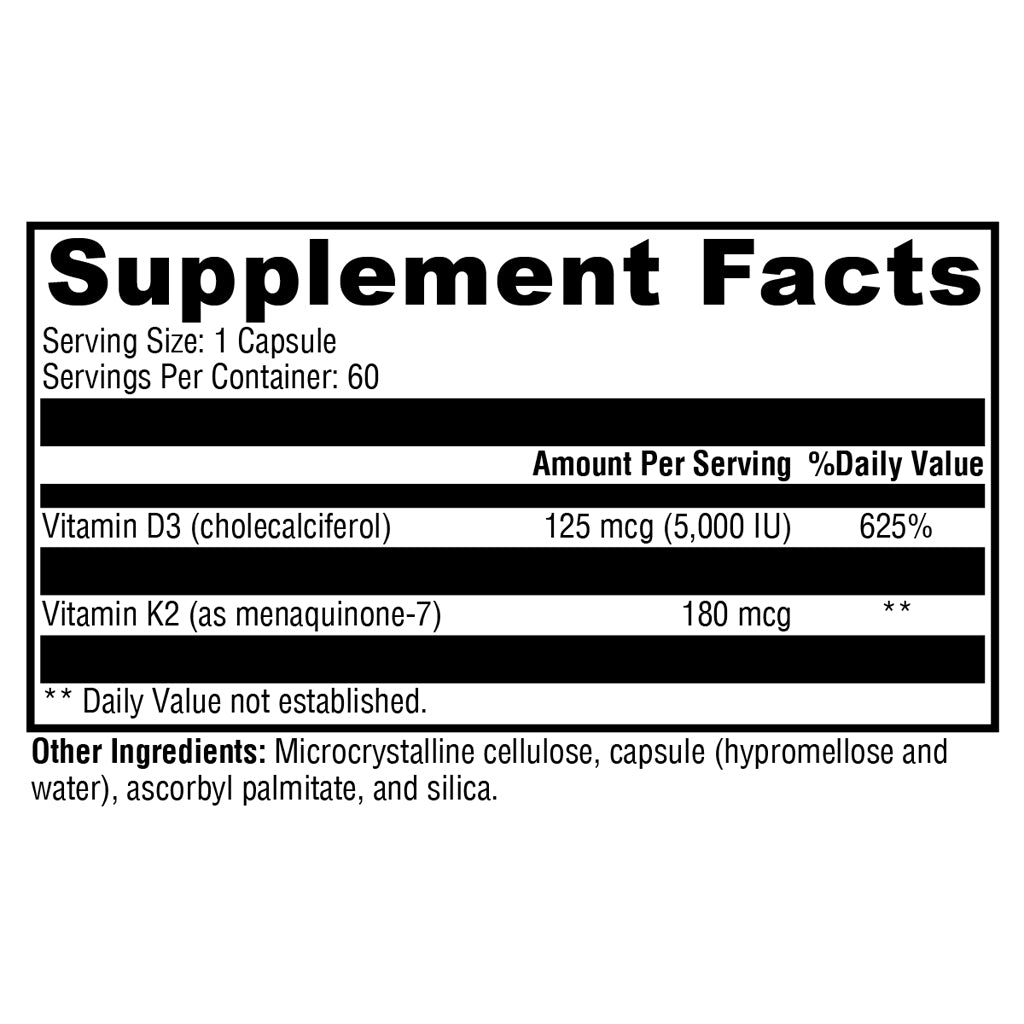 Xymogen K2-D3 Max 60c
