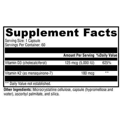 Xymogen K2-D3 Max 60c