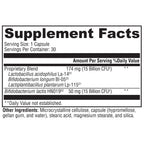 Xymogen ProbioMax Daily 30B for gut health, ingredient label, digestion, immune system support, probiotics