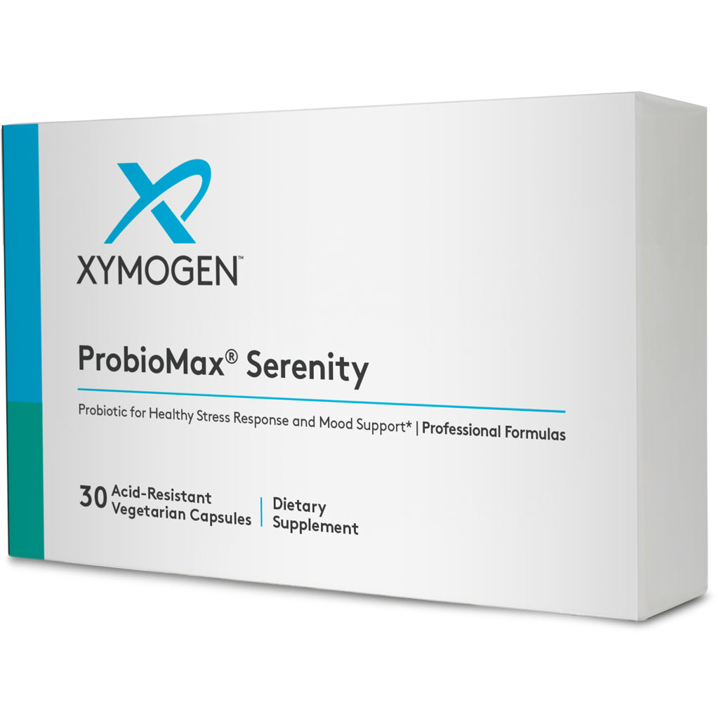 Xymogen ProbioMax Serenity 30 acid resistant vegetarian capsules