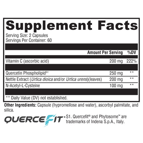 Xymogen Quercetin 20x Plus 60c