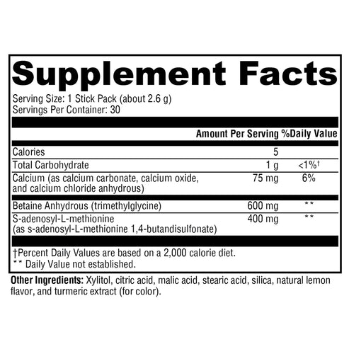 Xymogen SAM-e & TMG Lemon 30 servings