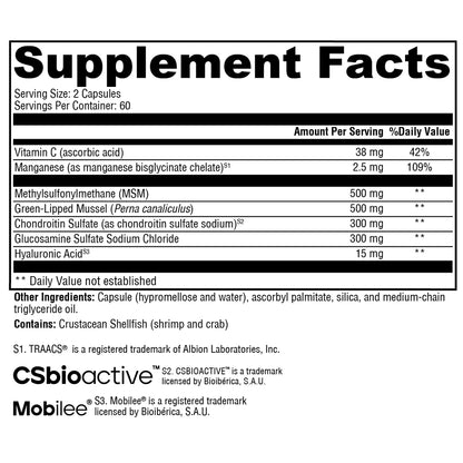 Xymogen SynovX DJD 120c
