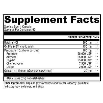 Xymogen XymoZyme HCl 90vc