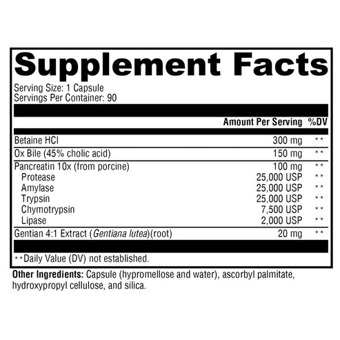 Xymogen XymoZyme HCl 90vc