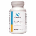 Xymogen Sleep & Perform dietary supplement bottle on a white background