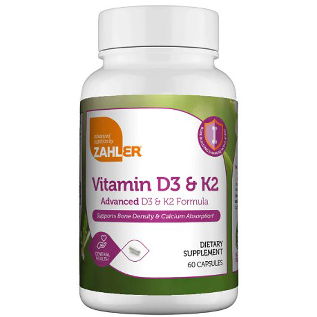 Advanced Nutrition by Zahler Vitamin D3 & K2 5000 IU 60 caps
