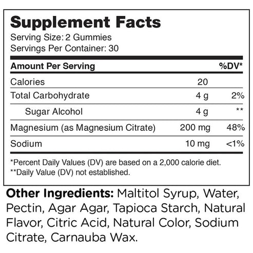 Advanced Nutrition by Zahler Magnesium 60 Gummies (SUGAR-FREE)