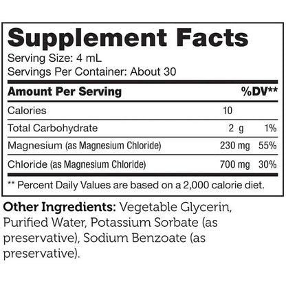 Advanced Nutrition by Zahler Magnesium Liquid 4 oz