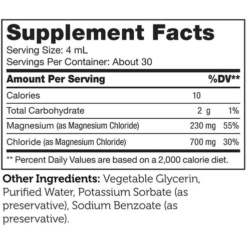 Advanced Nutrition by Zahler Magnesium Liquid 4 oz