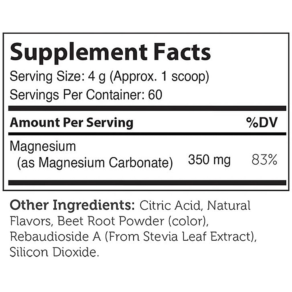 Advanced Nutrition by Zahler Magnesium Powder 8.5oz