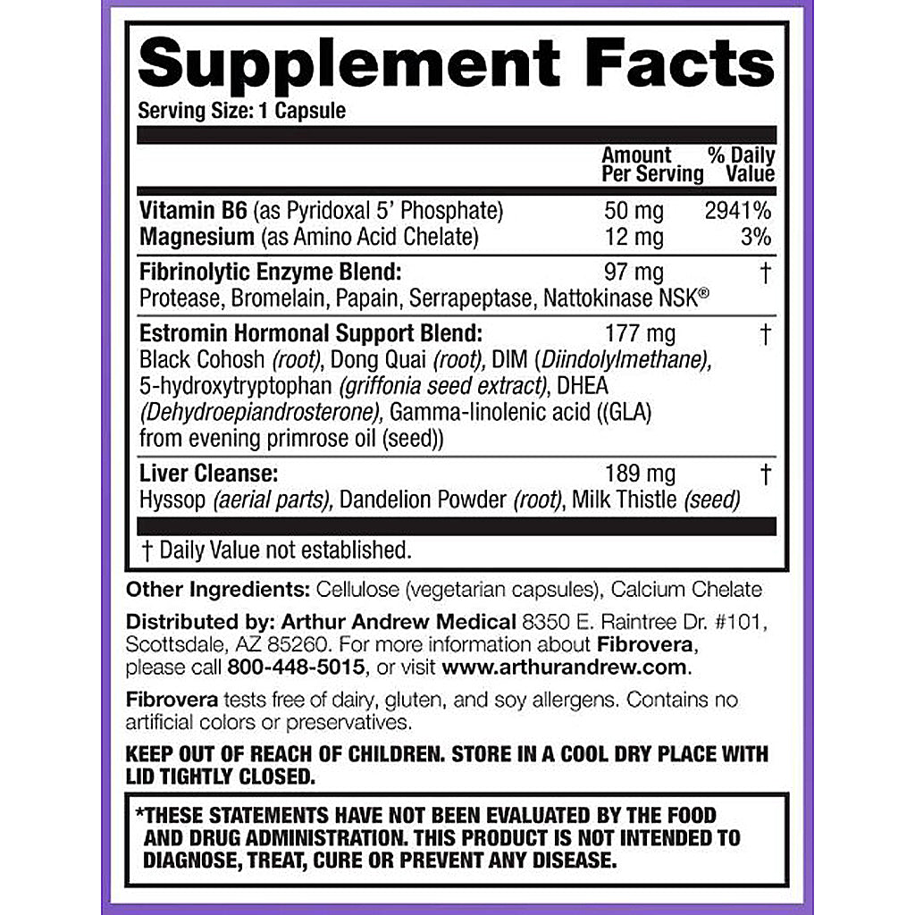 Supplement label with detailed ingredient list and instructions on a white background