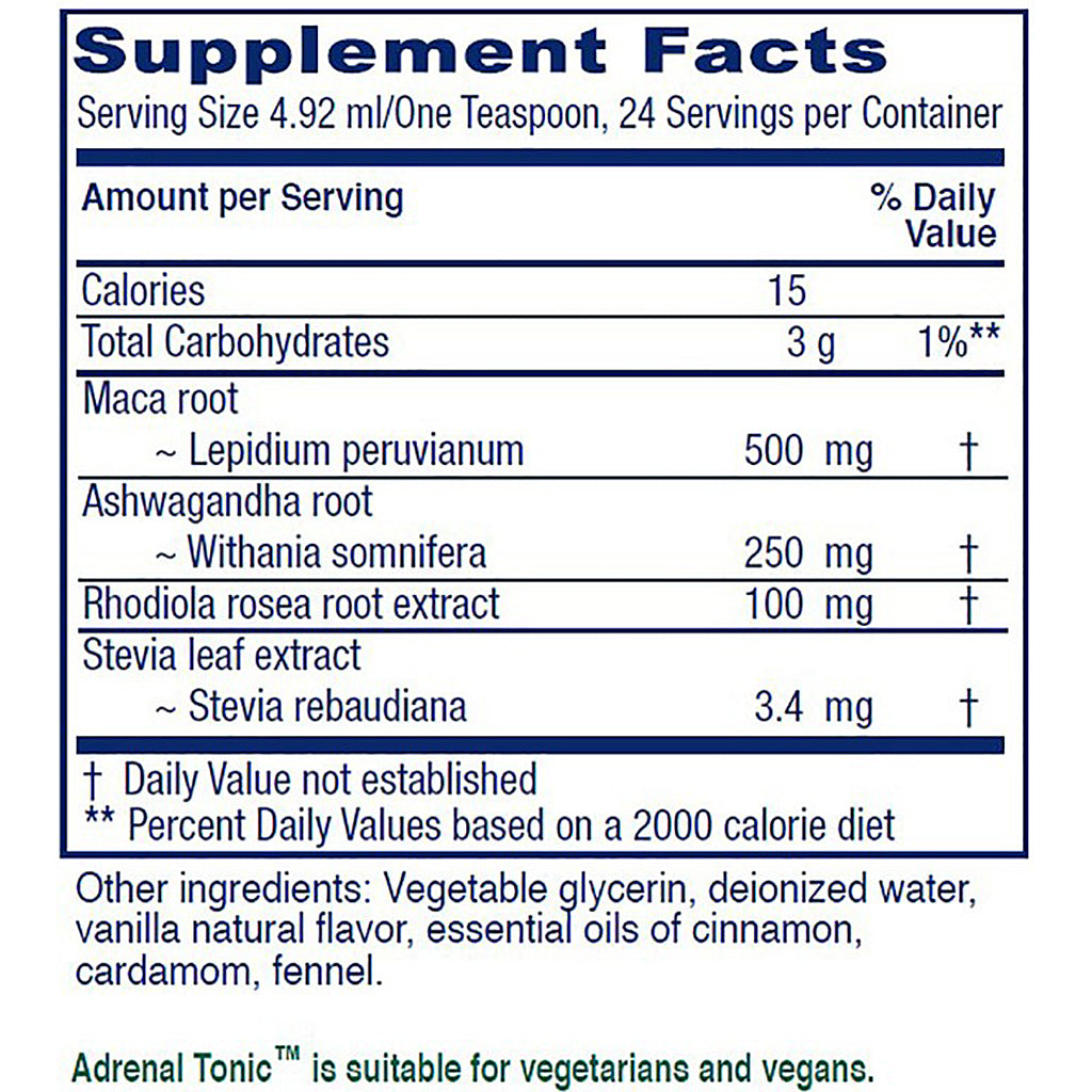 Vitanica Adrenal Tonic 4 ounces