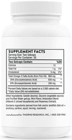 Thorne Advanced DHA 60 gelcaps