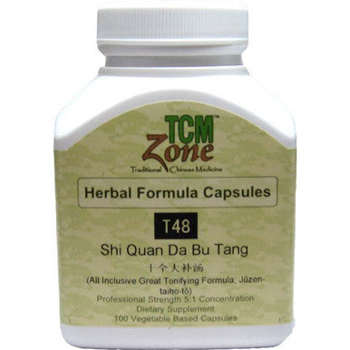 TCM All-Inclusive Great Tonifying Formula - T48C Shi Quan Da Bu Tang 100vc