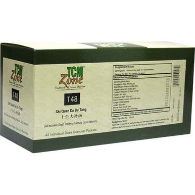 TCM All-Inclusive Great Tonifying Formula - T48G Shi Quan Da Bu Tang 42pkts